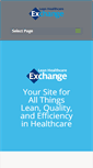 Mobile Screenshot of leanhealthcareexchange.com